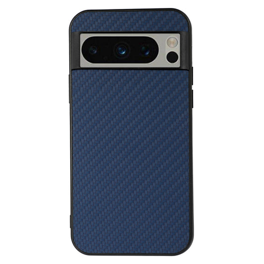 For Google Pixel 8 Pro PU Leather Coated TPU Drop-proof Cover Carbon Fiber Texture Phone Case