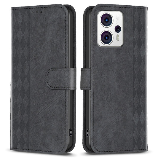 Shockproof Cover for Motorola Moto G13 4G / G23 4G / G53 5G Imprinting Pattern Phone Stand Wallet Case