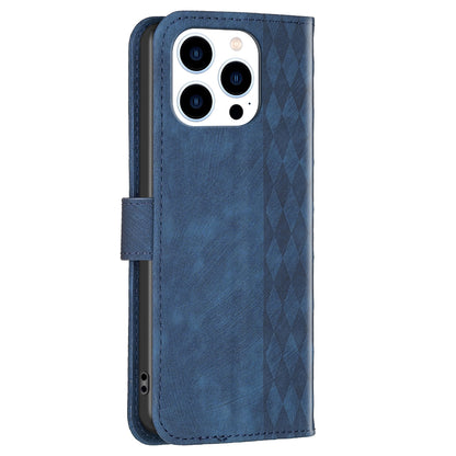 For iPhone 14 Pro Drop Resistant PU Leather+TPU Flip Cover Imprinted Pattern Wallet Phone Case
