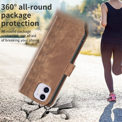 PU Leather Cover for iPhone 11 Bump Proof Imprinted Pattern Wallet Stand Phone Flip Case
