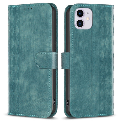 PU Leather Cover for iPhone 11 Bump Proof Imprinted Pattern Wallet Stand Phone Flip Case