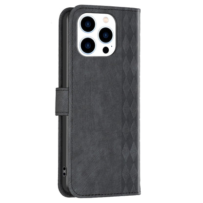 PU Leather Cover for iPhone 13 Pro 6.1 inch Wallet Stand Scratch Proof Imprinted Pattern Flip Phone Case