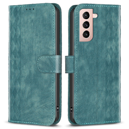 For Samsung Galaxy S21 4G / 5G Leather Cover, Imprinted Pattern Flip Phone Case with Stand Wallet