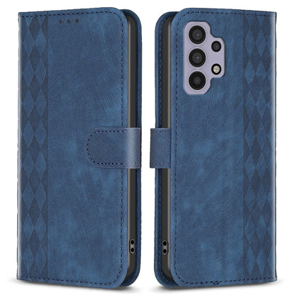 For Samsung Galaxy A32 5G / M32 5G Leather Cover, Wallet Stand Imprinted Pattern Phone Anti-drop Case