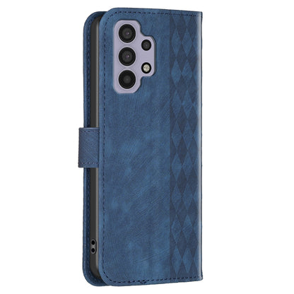 For Samsung Galaxy A32 5G / M32 5G Leather Cover, Wallet Stand Imprinted Pattern Phone Anti-drop Case