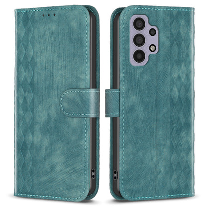 For Samsung Galaxy A32 5G / M32 5G Leather Cover, Wallet Stand Imprinted Pattern Phone Anti-drop Case
