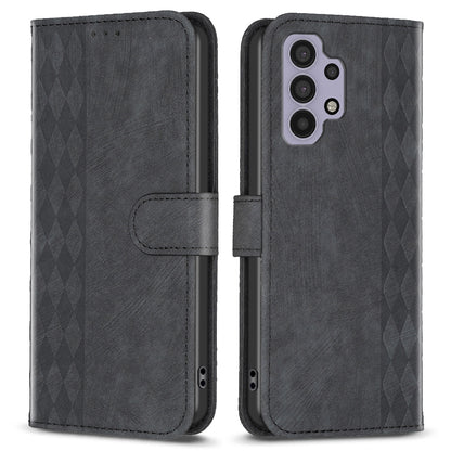 For Samsung Galaxy A32 5G / M32 5G Leather Cover, Wallet Stand Imprinted Pattern Phone Anti-drop Case
