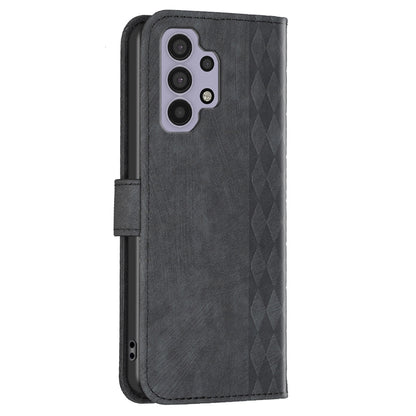 For Samsung Galaxy A32 5G / M32 5G Leather Cover, Wallet Stand Imprinted Pattern Phone Anti-drop Case