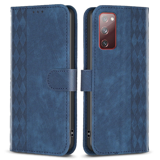 Phone Case for Samsung Galaxy S20 Lite / S20 FE / S20 FE 5G / S20 FE 2022 Wallet Imprinting Pattern Stand Cover
