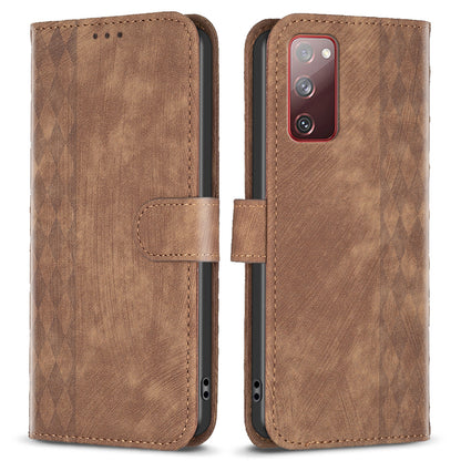 Phone Case for Samsung Galaxy S20 Lite / S20 FE / S20 FE 5G / S20 FE 2022 Wallet Imprinting Pattern Stand Cover