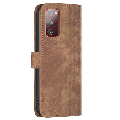 Phone Case for Samsung Galaxy S20 Lite / S20 FE / S20 FE 5G / S20 FE 2022 Wallet Imprinting Pattern Stand Cover