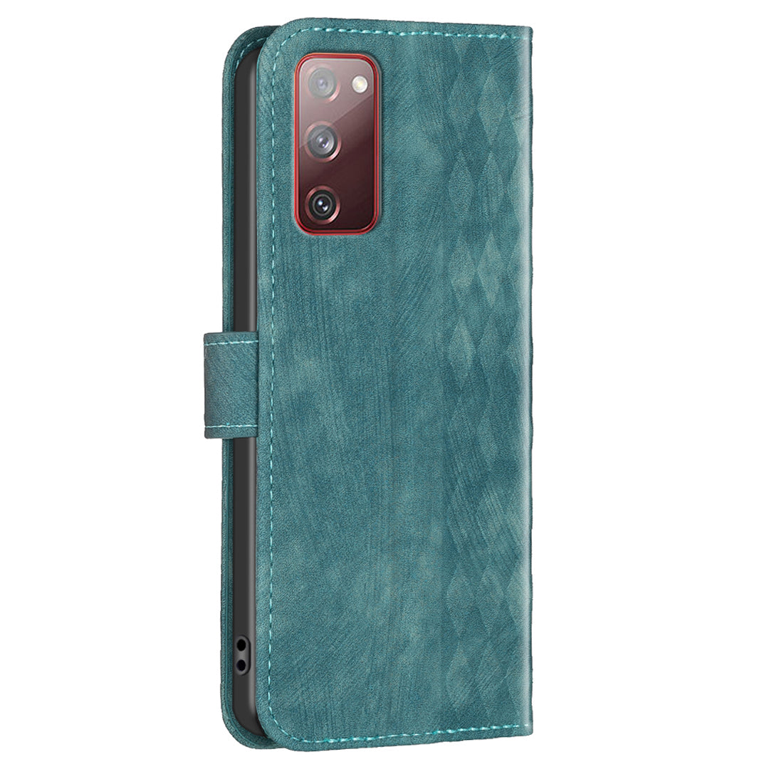 Phone Case for Samsung Galaxy S20 Lite / S20 FE / S20 FE 5G / S20 FE 2022 Wallet Imprinting Pattern Stand Cover