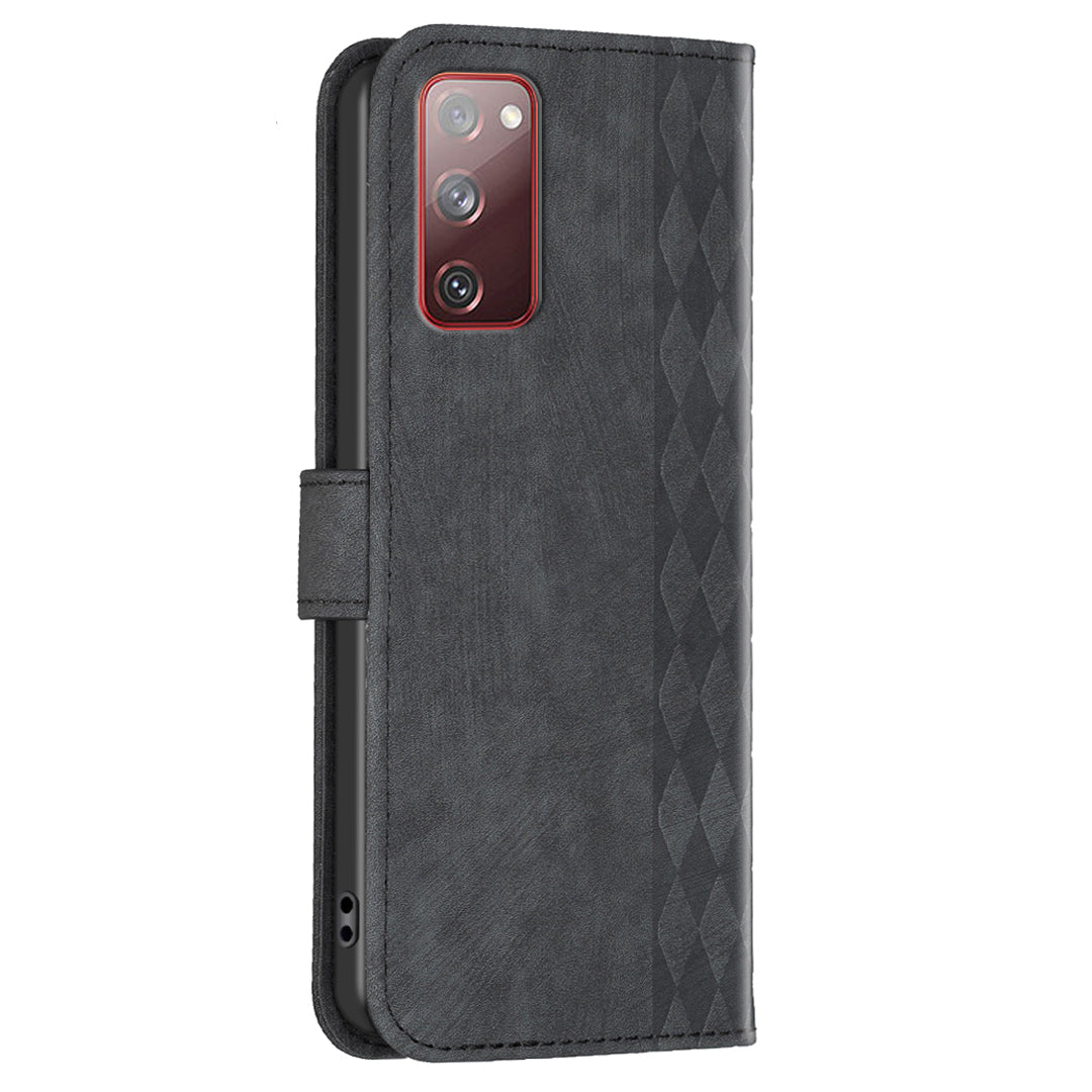 Phone Case for Samsung Galaxy S20 Lite / S20 FE / S20 FE 5G / S20 FE 2022 Wallet Imprinting Pattern Stand Cover