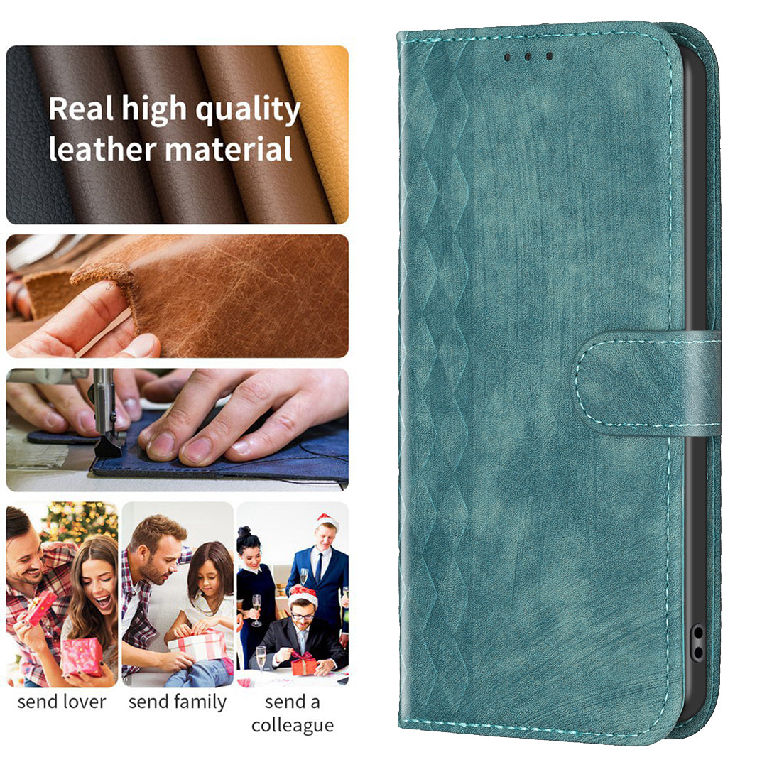 For Samsung Galaxy A12 PU Leather+TPU Flip Cover Imprinted Pattern Shockproof Wallet Phone Case