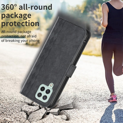 For Samsung Galaxy A12 PU Leather+TPU Flip Cover Imprinted Pattern Shockproof Wallet Phone Case