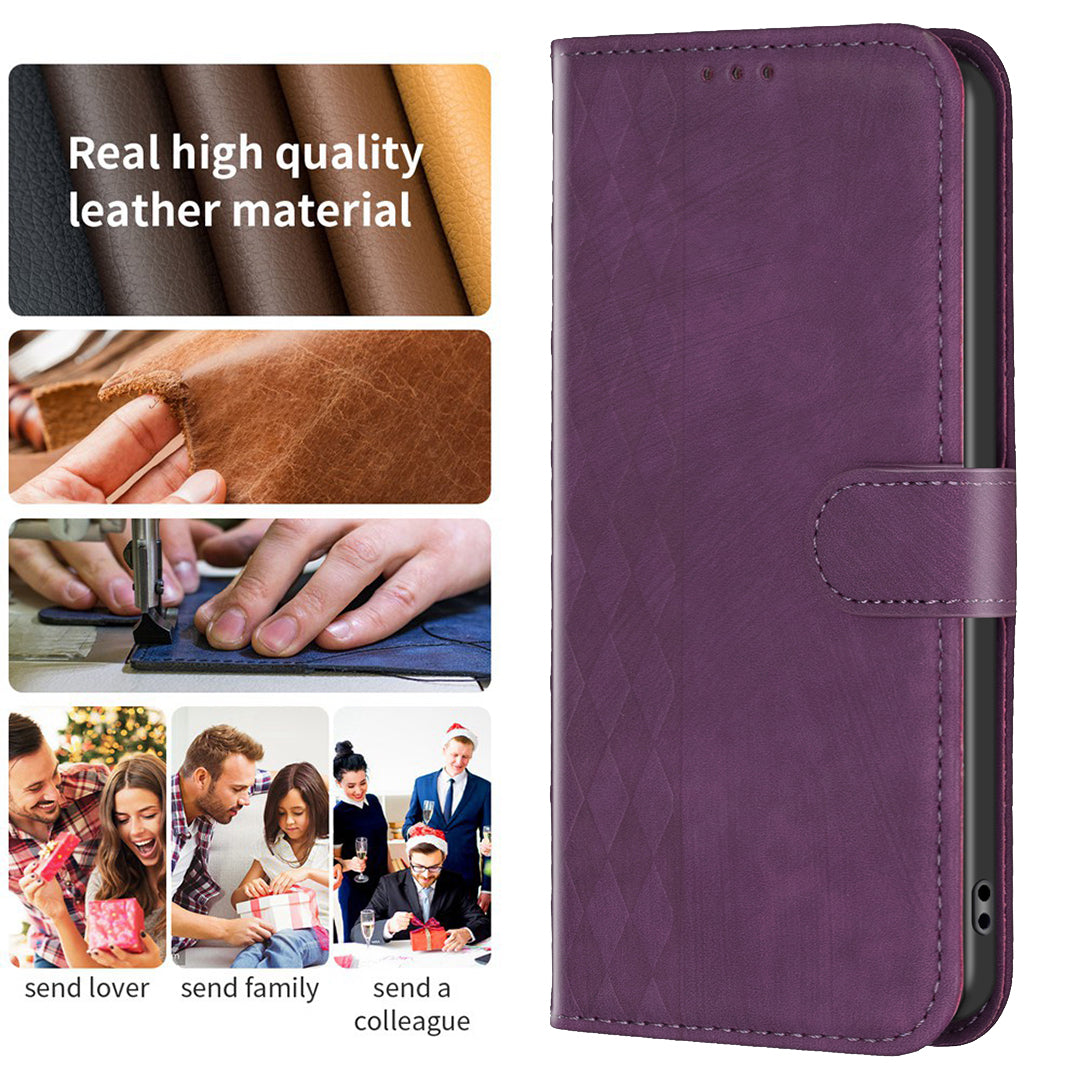 For Samsung Galaxy A12 PU Leather+TPU Flip Cover Imprinted Pattern Shockproof Wallet Phone Case