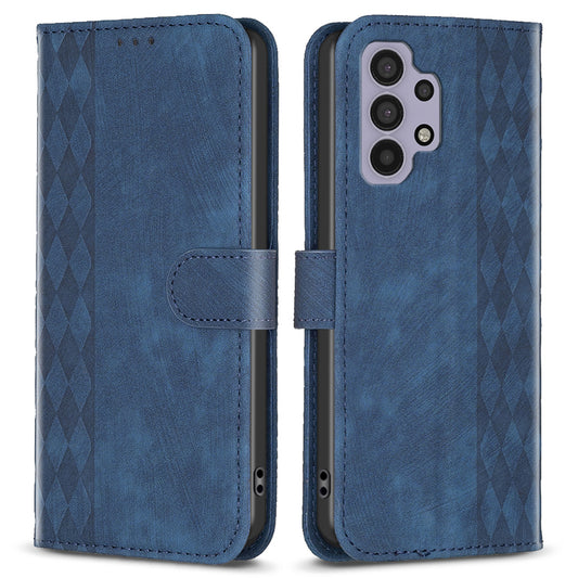 Stand Cover for Samsung Galaxy A32 4G (EU Version) Imprinting Pattern Folio Flip Phone Case with Wallet