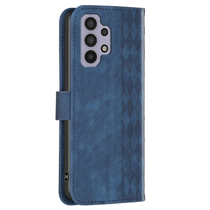 Stand Cover for Samsung Galaxy A32 4G (EU Version) Imprinting Pattern Folio Flip Phone Case with Wallet