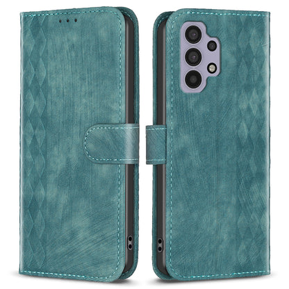 Stand Cover for Samsung Galaxy A32 4G (EU Version) Imprinting Pattern Folio Flip Phone Case with Wallet