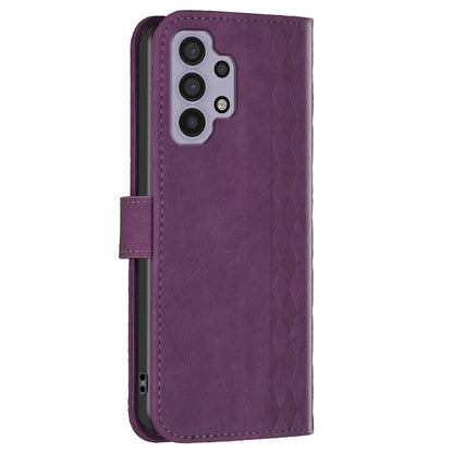 Stand Cover for Samsung Galaxy A32 4G (EU Version) Imprinting Pattern Folio Flip Phone Case with Wallet