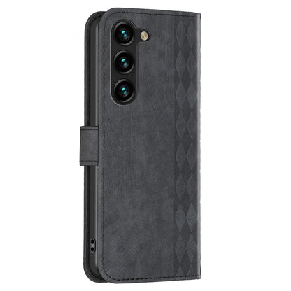 Folio Flip Phone Cover for Samsung Galaxy S23 Anti-scratch Imprinting Pattern Stand Wallet Case