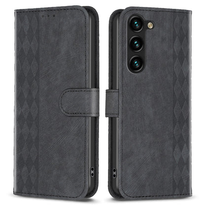 Folio Flip Phone Cover for Samsung Galaxy S23+ Imprinting Pattern Stand Wallet Protective Case