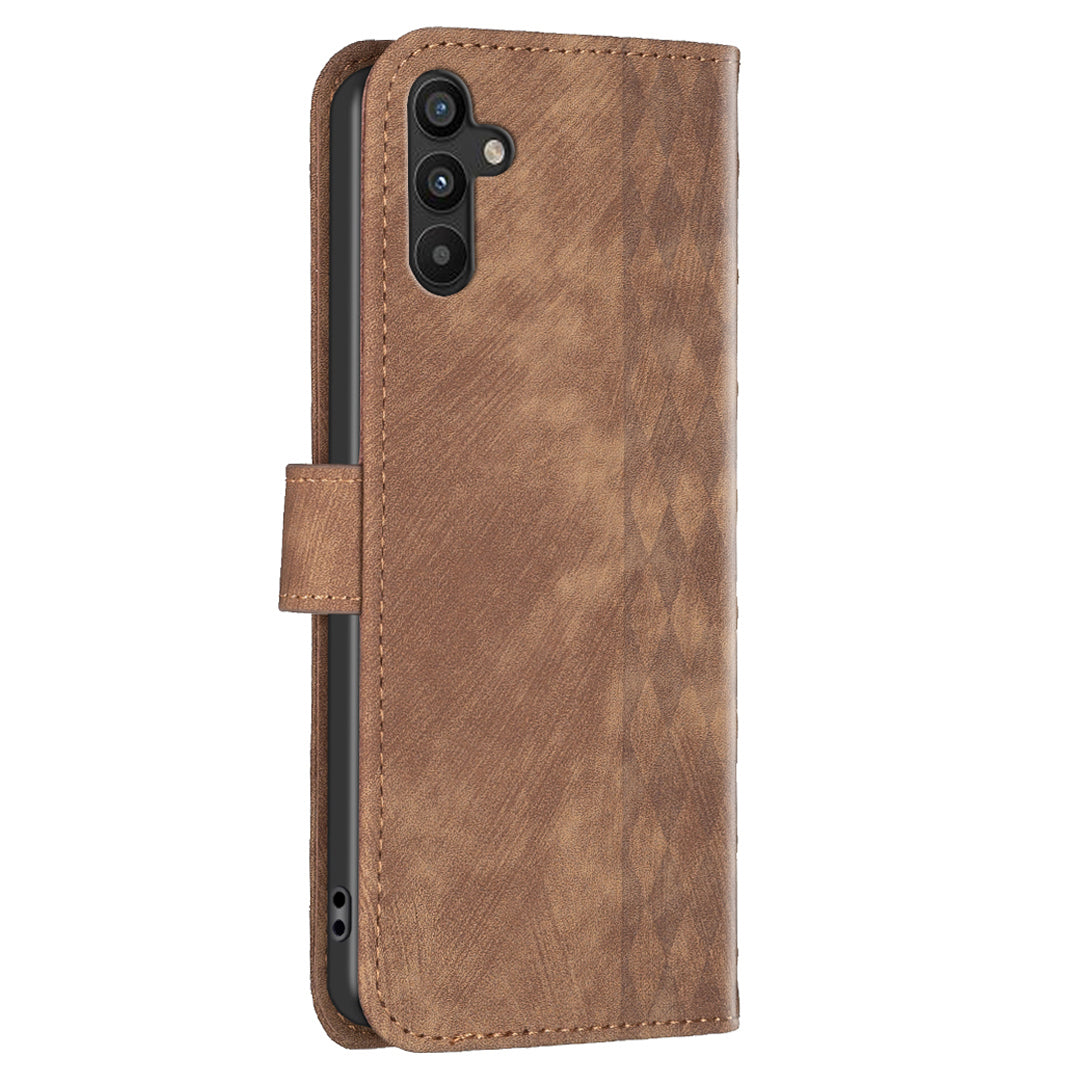 For Samsung Galaxy A34 5G Stand Wallet Case Imprinting Pattern Folio Flip Phone Cover