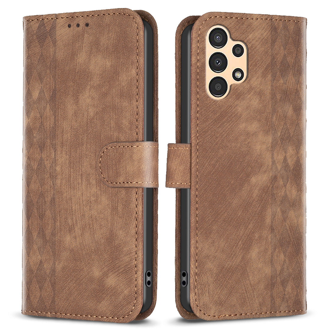 For Samsung Galaxy A13 4G / A13 5G Imprinted Pattern Leather Flip Cover Shockproof Wallet Phone Case