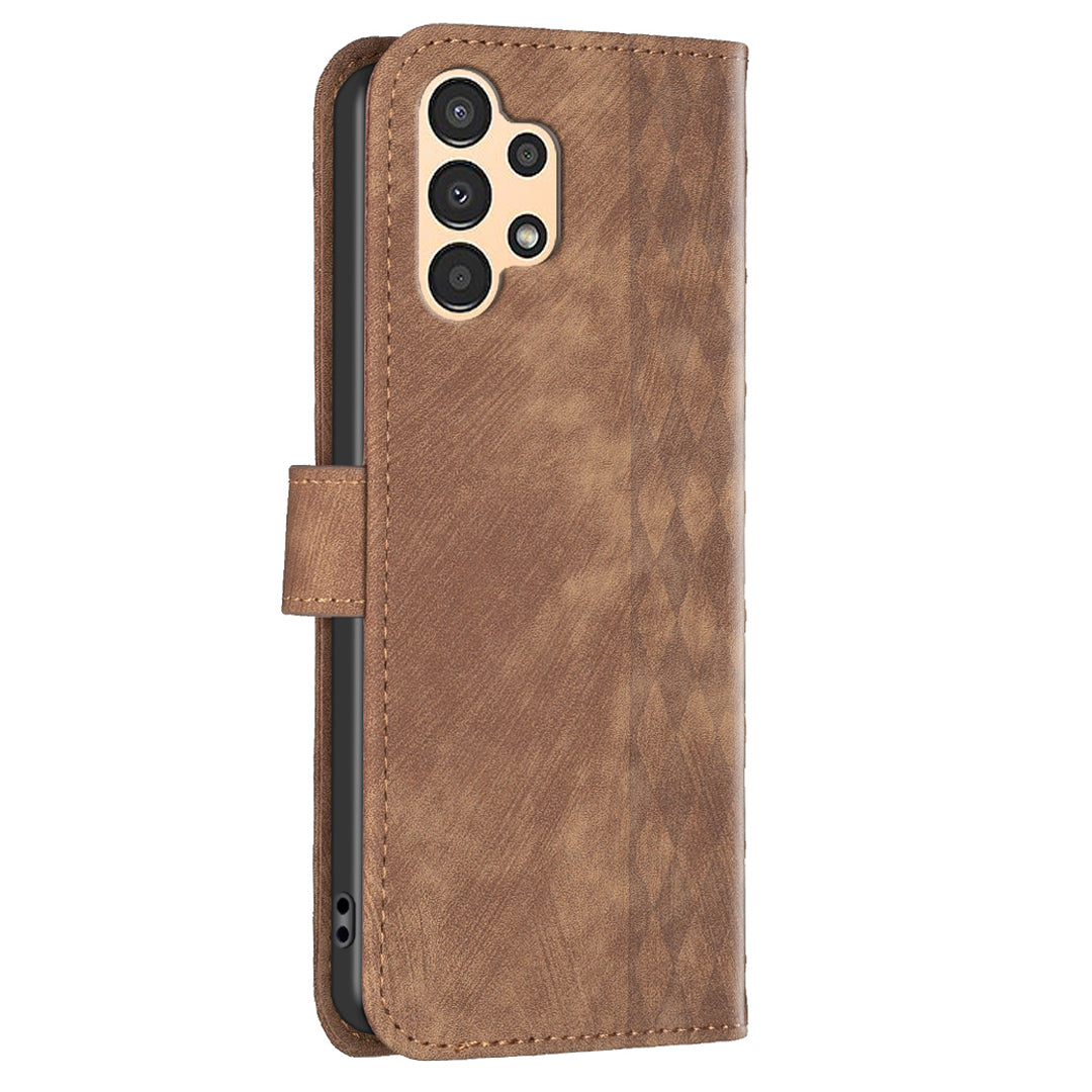 For Samsung Galaxy A13 4G / A13 5G Imprinted Pattern Leather Flip Cover Shockproof Wallet Phone Case