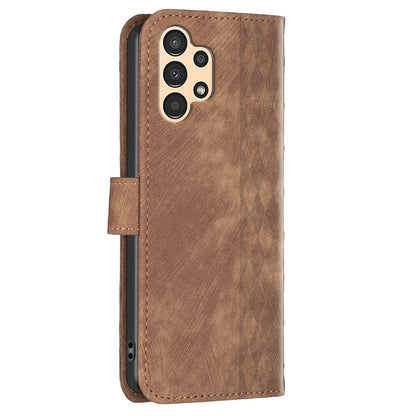 For Samsung Galaxy A13 4G / A13 5G Imprinted Pattern Leather Flip Cover Shockproof Wallet Phone Case
