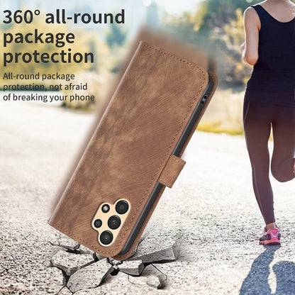 For Samsung Galaxy A13 4G / A13 5G Imprinted Pattern Leather Flip Cover Shockproof Wallet Phone Case