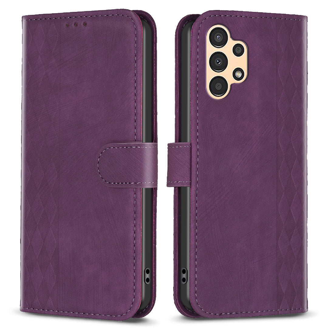 For Samsung Galaxy A13 4G / A13 5G Imprinted Pattern Leather Flip Cover Shockproof Wallet Phone Case