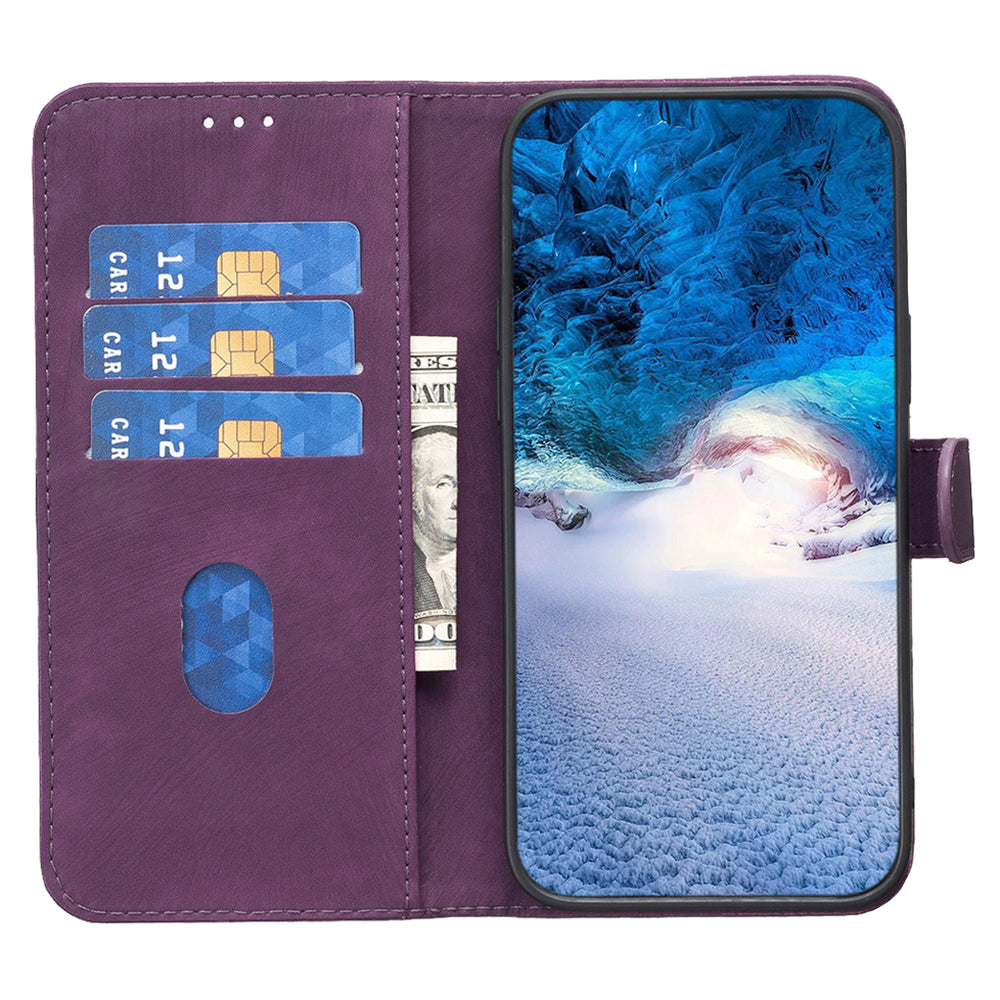 For Samsung Galaxy A13 4G / A13 5G Imprinted Pattern Leather Flip Cover Shockproof Wallet Phone Case