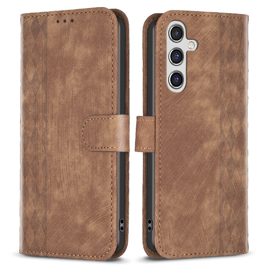 For Samsung Galaxy A14 5G / 4G Stand Case Wallet Imprinting Pattern Drop-proof Phone Cover