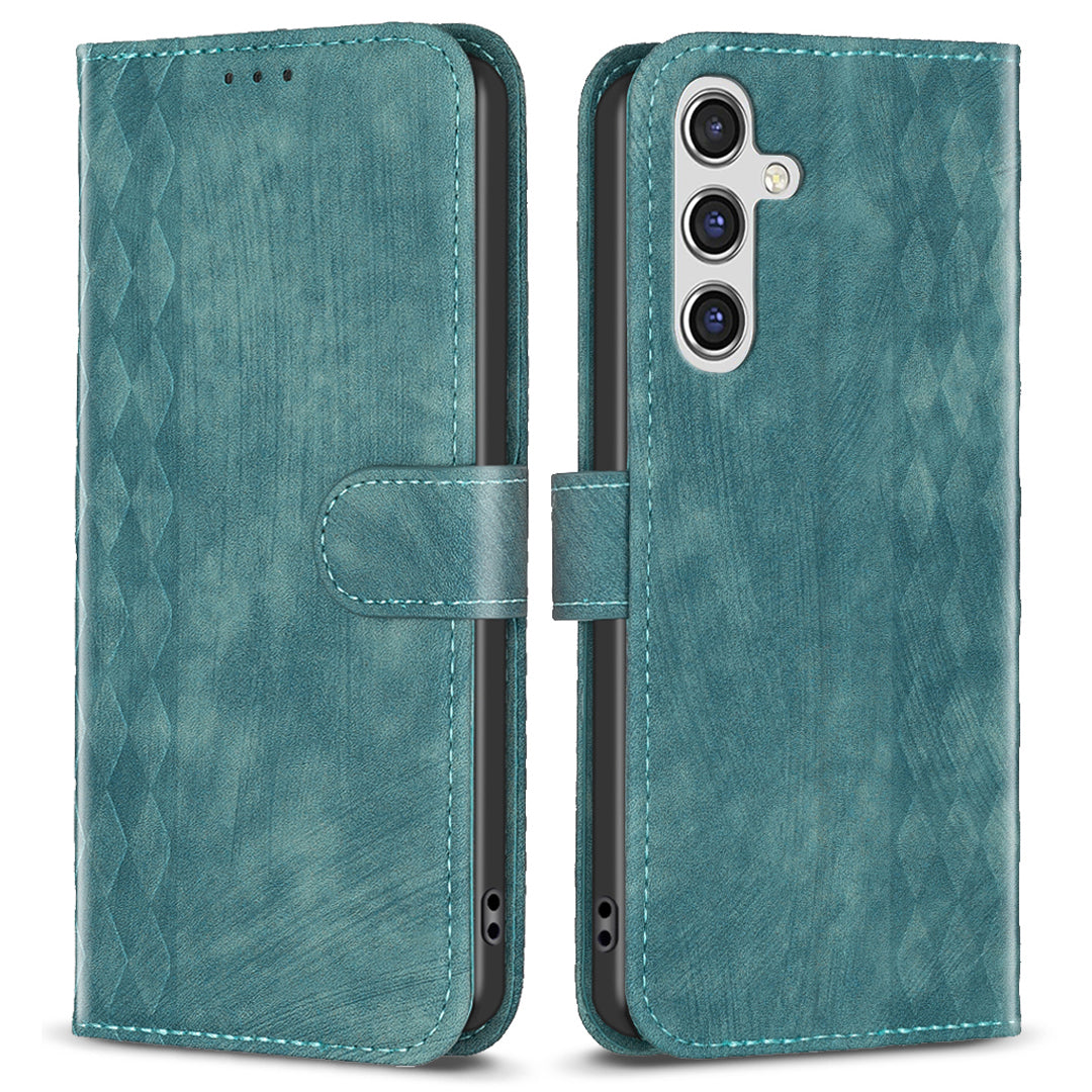 For Samsung Galaxy A14 5G / 4G Stand Case Wallet Imprinting Pattern Drop-proof Phone Cover