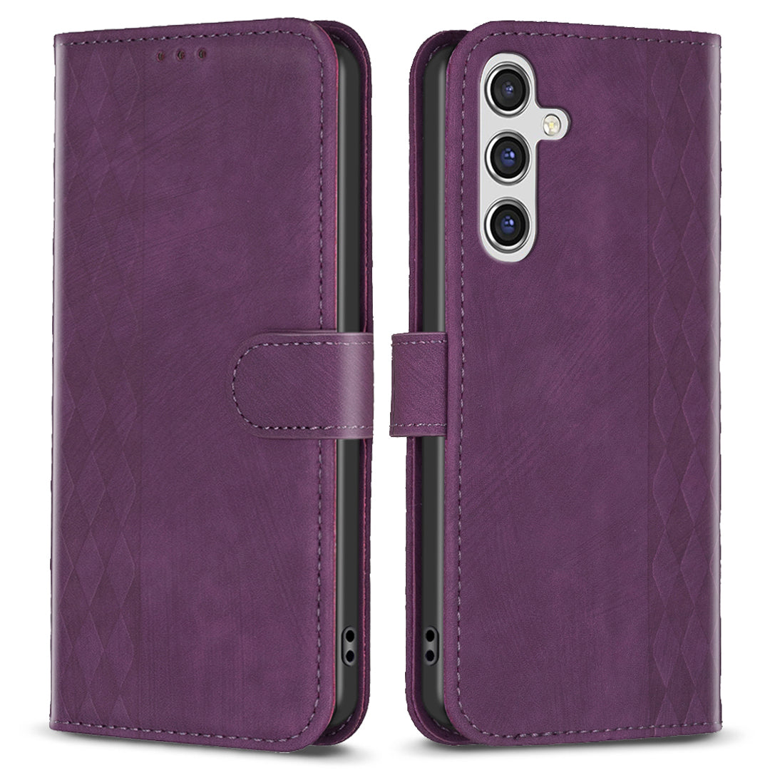 For Samsung Galaxy A14 5G / 4G Stand Case Wallet Imprinting Pattern Drop-proof Phone Cover