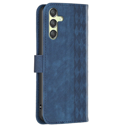 For Samsung Galaxy A24 4G Phone Stand Case Wallet Imprinting Pattern Shockproof Cover