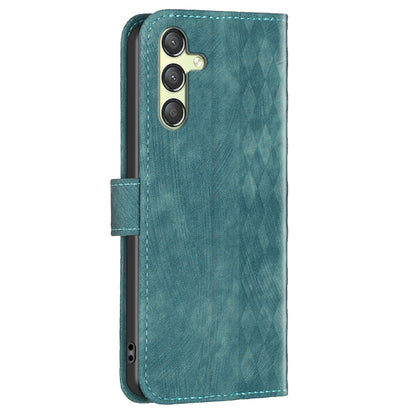 For Samsung Galaxy A24 4G Phone Stand Case Wallet Imprinting Pattern Shockproof Cover