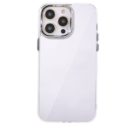 Shockproof Case for iPhone 14 Pro TPU+Acrylic Phone Case Electroplating Mirror Design Phone Shell