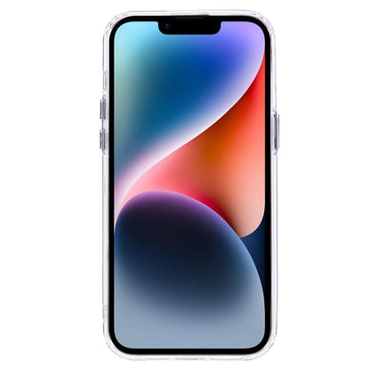 For iPhone 14 Anti-Drop Phone Case Electroplating Mirror Design TPU+Acrylic Phone Cover