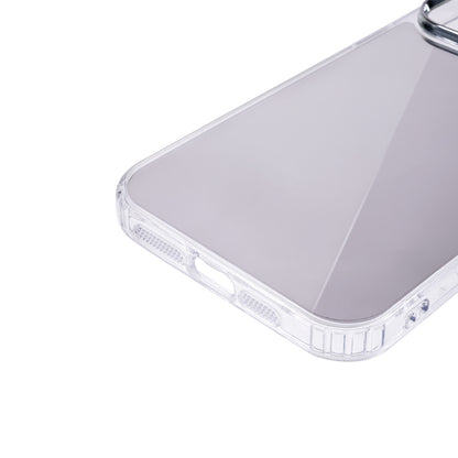 For iPhone 14 Anti-Drop Phone Case Electroplating Mirror Design TPU+Acrylic Phone Cover
