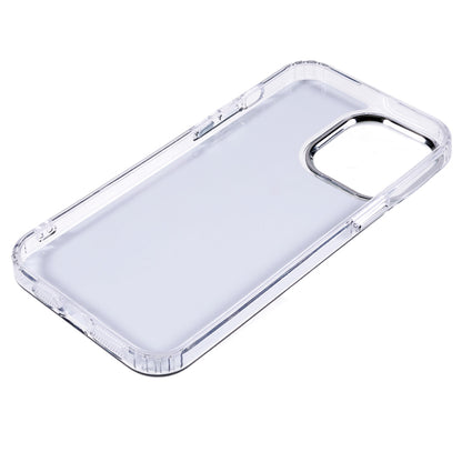 For iPhone 14 Anti-Drop Phone Case Electroplating Mirror Design TPU+Acrylic Phone Cover