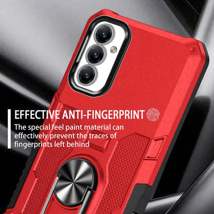 For Samsung Galaxy A14 5G Ring Holder Kickstand Phone Case PC + TPU Protective Cover