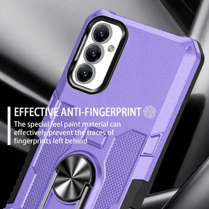 For Samsung Galaxy A14 5G Ring Holder Kickstand Phone Case PC + TPU Protective Cover