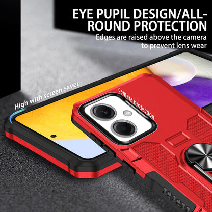 For Xiaomi Redmi Note 12 5G (China) / (India) / (Global) / Poco X5 5G Phone Case PC + TPU Ring Holder Kickstand Cover