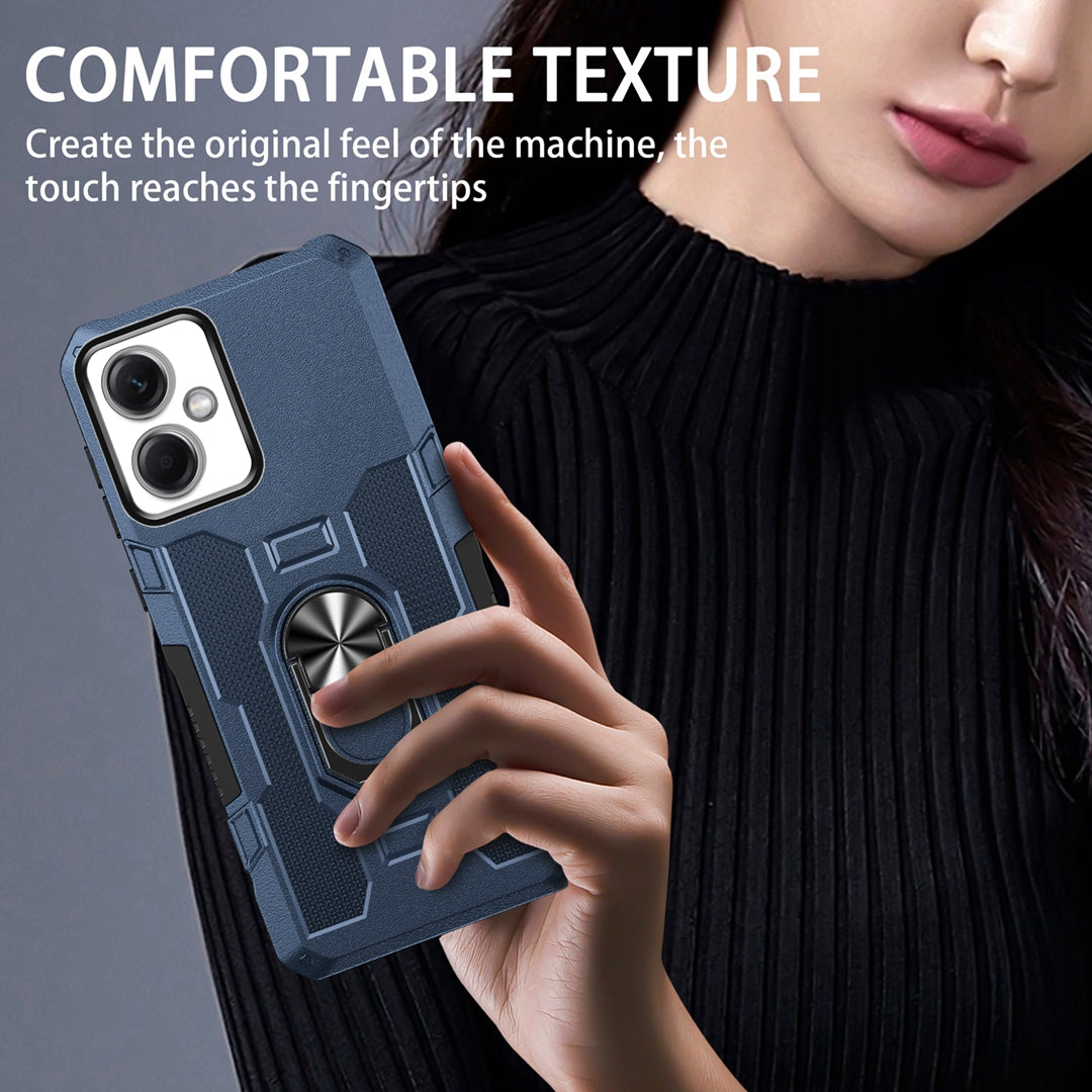 For Xiaomi Redmi Note 12 5G (China) / (India) / (Global) / Poco X5 5G Phone Case PC + TPU Ring Holder Kickstand Cover