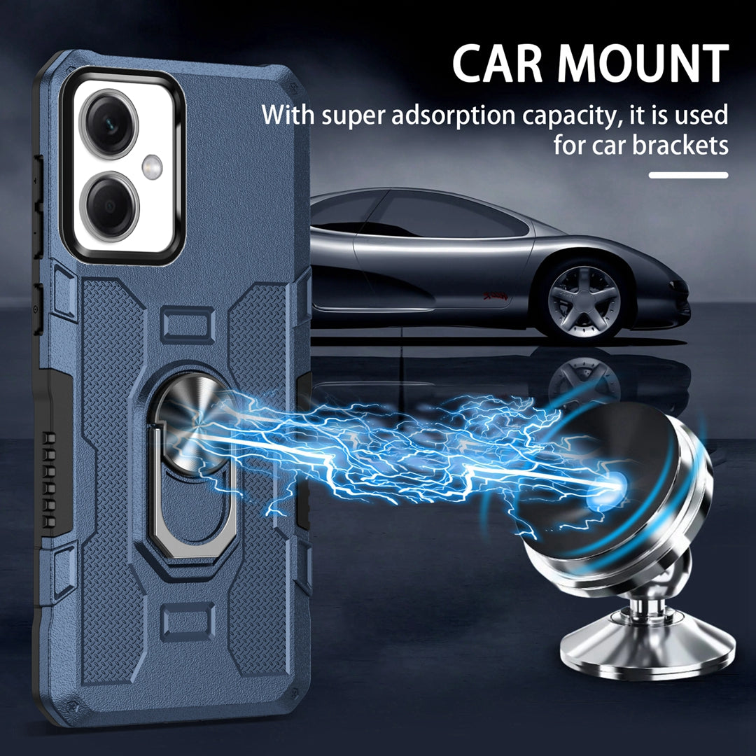 For Xiaomi Redmi Note 12 5G (China) / (India) / (Global) / Poco X5 5G Phone Case PC + TPU Ring Holder Kickstand Cover