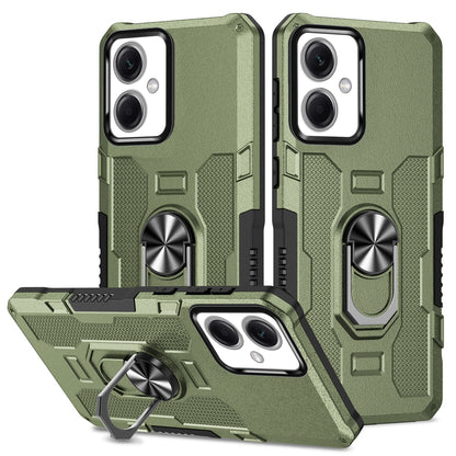 For Xiaomi Redmi Note 12 5G (China) / (India) / (Global) / Poco X5 5G Phone Case PC + TPU Ring Holder Kickstand Cover