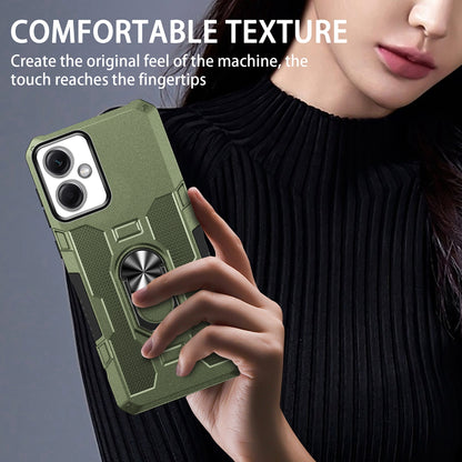 For Xiaomi Redmi Note 12 5G (China) / (India) / (Global) / Poco X5 5G Phone Case PC + TPU Ring Holder Kickstand Cover