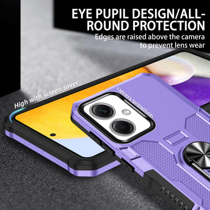 For Xiaomi Redmi Note 12 5G (China) / (India) / (Global) / Poco X5 5G Phone Case PC + TPU Ring Holder Kickstand Cover